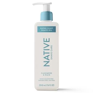 Native Cashmere & Rain Super Silky Shave OilSoap Paraben Sulfate- free 7.6 FL O